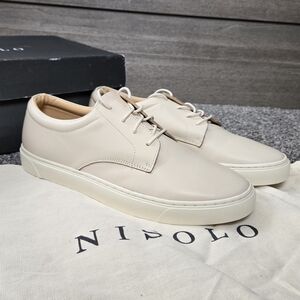 Nisolo Diego Everyday Sneaker Men's Brown Leather Shoes NEW size 10